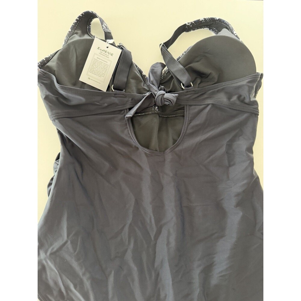 Eomenie Women's One Piece Swimsuit Tummy Control Ruched Push Up Bathing Suit XL - Picture 11 of 13